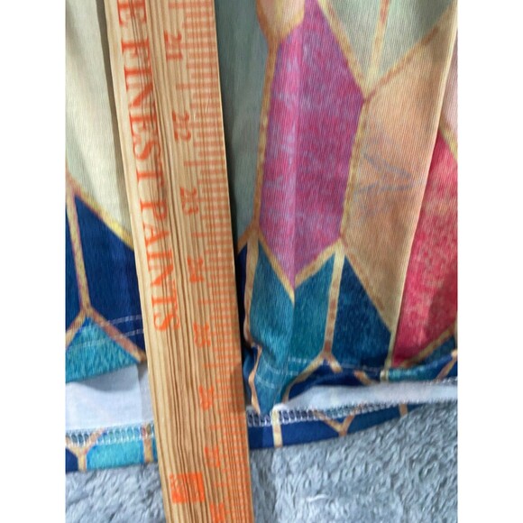 Exclusive Geometric Top Womens XL Multi Colored V Neck Long Sleeved Pullover NWT - Picture 6 of 7